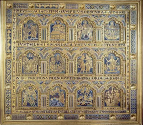 The Verdun Altar, depicting biblical scenes, 1181 (right panel)